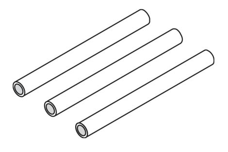 Spare pump tubes short 3pk                                                                                                                                              