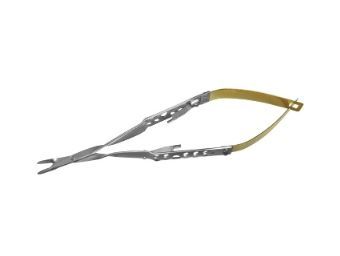 15cm universal needleholder straight tips, round handle